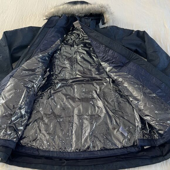 COLUMBIA Carson Pass InterChange Jacket DarkNocturnal Waterproof Women Sz M NWT - Picture 12 of 16